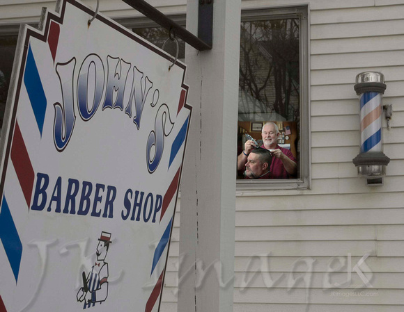 Barber Shop in town